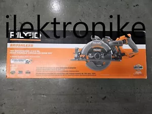 NEW RIDGID 18V Brushless Cordless Rear Handle Circular Saw Kit 7-1/4" R8658K - Picture 1 of 3