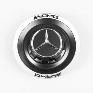 Genuine Mercedes Benz W223 C118 W177 AMG Center Black Hub Cap NEW 00040057009283 - Picture 1 of 4