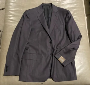 Neu mit Etikett Eidos Napoli Isaia Italien 100 % Wolle TSAND24GFM marinegrau 50R 40R Jacke $ 1595 - Bild 1 von 9