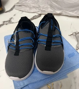 Reebok Baby Shoes Blue And Gray Color Sz 6 - Picture 1 of 9