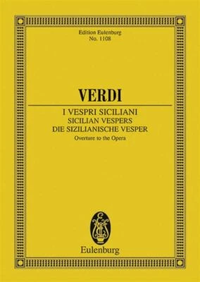 Sicilian Vespers orchestra Giuseppe Fortunino Francesco Verdi Eul - Image 1 of 2