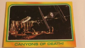 Adesivo Empire Strikes Back Trading Card #292 Canyon Of Death 1980 - Foto 1 di 2