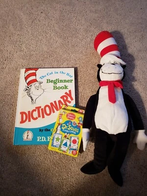 Cat in the Hat Beginner Book Dictionary, Flash Cards & Cat in the Hat Plush - Image 1 of 4