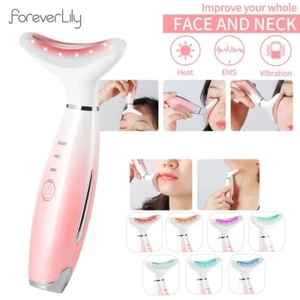 Massager Face Lifting Device Neck Double Chin Skin Electric LED Wrinkle V-Face - Picture 1 of 6