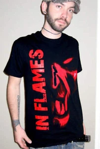 In Flames Jester Heavy Metal Band Tour T-Shirt - Picture 1 of 4