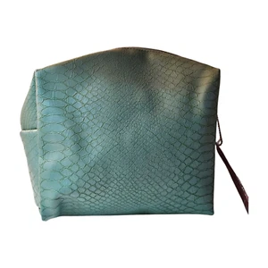 Sonia Kashuk MAKEUP BAG (New/NWT) Sage Green LOAF CASE Vegan Sankeskin TRAVEL - Picture 1 of 7