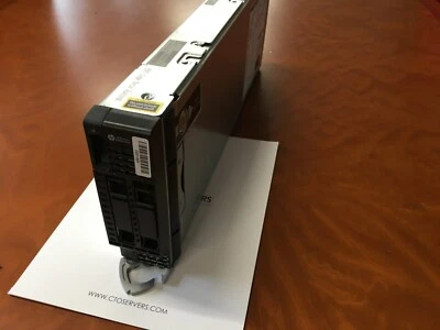 HPE Proliant BL460C Gen8 Dual 8-Core E5-2660 XEON 128GB Server Blade ESXI HyperV - Image 1 of 4