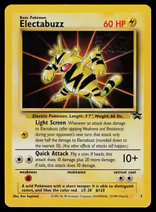 Electabuzz - 2 - Pokemon Card WB Movie Black Star Promo Stamped Rare - LP - Bild 1 von 2