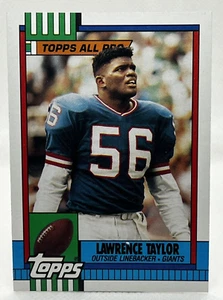 1990 Topps Lawrence Taylor Outside Linebacker New York Giants #52 Sports Card - Picture 1 of 3
