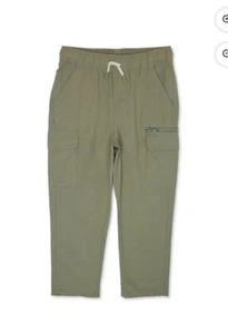 365 Kids Garanimals 6 Boys Mix Match Cargo Joggers Walmart Cotton Nylon Green - Picture 1 of 5