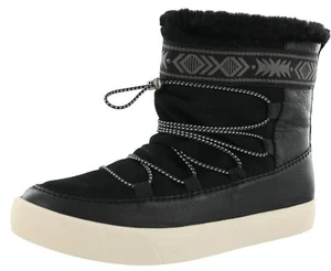 TOMS WOMEN'S ALPINE WINTER ANKLE BOOTS COLOR:BLACK - Picture 1 of 5