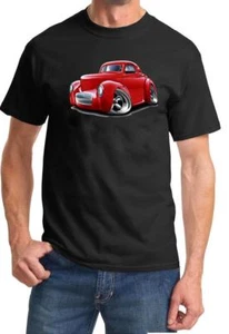 1941 Willys Hot Rod Full Color Tshirt NEW FREE SHIPPING - Picture 1 of 11