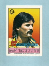 1989 O-Pee-Chee Baseball Sticker Dennis Eckersley #31 Rickey Henderson #145 Back