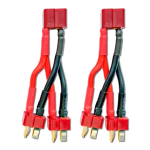 2x T-Dean Stecker Adapter Y Y-Kabel Lipo Akku Adapterstecker Parallel Ladekabel - Bild 1 von 10
