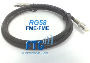 Cable de antena RG 58 con conexión FME-FME (4 metros) - Imagen 1 de 2