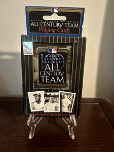 MLB All Century Team Playing Cards in Commemorative Tin Factory Sealed - Bild 1 von 1