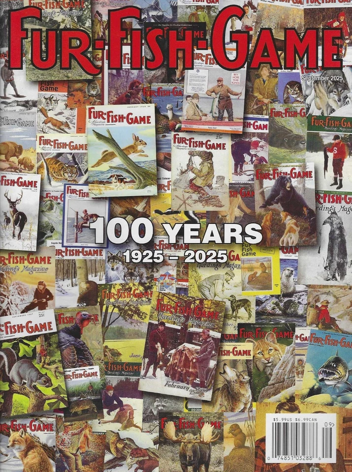 Fur Fish Game Magazine  September 2025  Celebrating 100 Years - Image 1 of 1