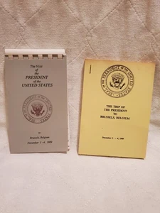 White House Staffer Books Presidential Trip To Belgium 1989 George Bush - Picture 1 of 6
