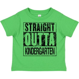 Inktastic Straight Outta Kindergarten Toddler T-Shirt Graduation Kids Grads Kid - Picture 1 of 7