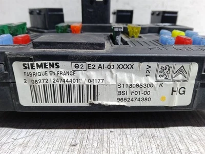 9652474380 CENTRALITA BSI / S118085300 K / BSIF0100 / 58724 PARA CITROËN C3 I F - Imagen 1 de 4