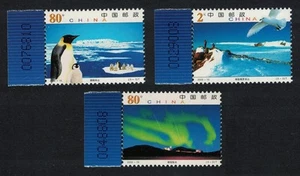 Penguin Sheathbill Bird Antarctica Control Numbers China 2002 MNH SG#4736-4738 - Picture 1 of 1