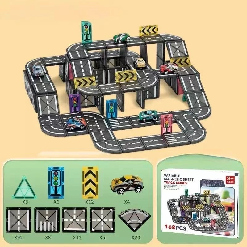 Magnetic Building Tiles Set Kids Toy Magnetic Tiles - Image 1 of 1