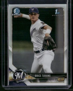 Bowman Draft 2018 #BDC-11 Brice Turang rifrattori cromati - Foto 1 di 2