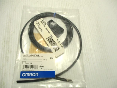 NEW OMRON E32-TC200A PHOTOELECTRIC SWITCH FIBER UNIT - Image 1 of 2