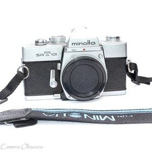Minolta SRT101 analoge Spiegelreflexkamera 35 mm (nur Gehäuse + Zubehör) - Bild 1 von 8