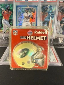 New York Jets Riddell Chrome Mini Pocket Helmet NEW Vintage Stock c.2000 - Picture 1 of 2
