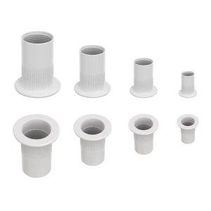 100 PCS White 1/4"-20 Stainless Steel SAE Rivet Nuts,Stainless Steel 18-8 A2(... - Picture 1 of 7