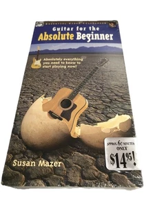 guitar for the absolute, beginner, susan mazer, VHS - Picture 1 of 2