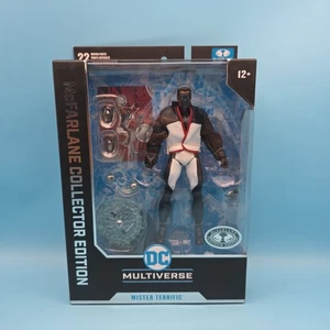 DC McFarlane Edición Coleccionista Mr. Figura Terrific JSA escala 7" Platinum Chase - Imagen 1 de 3