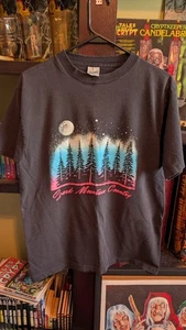 Vintage Ozark Mountain Country T Shirt Black Alore Size Adult Large Travel USA - Picture 1 of 8