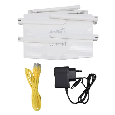 Router 4G/5G Modem Wifi6 CPE LTE FDD TDD 300Mbps Con 6 Antenne Slot Scheda SIM - Immagine 1 di 4