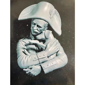1/10 BUST Resin Model Kit Napoleonic Wars French Soldier & Dog Unpainted - Picture 1 of 2