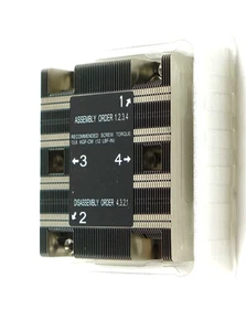 Supermicro SNK-P0067PSWB 1HE proprietärer 96 mm breiter passiver CPU-Kühlkörper für X11 - Bild 1 von 2