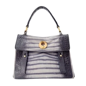 SAINT LAURENT Muse Grey Leather Handbag - Picture 1 of 17