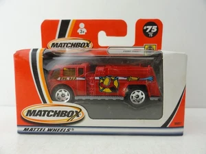 2002 Matchbox #75 Pump Star (Water Pumper) (Red) in Box - Picture 1 of 5
