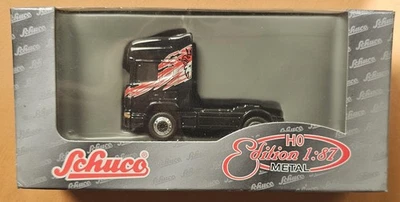 Schuco 23801 Scala H0 Scania Topline F124 Solomachine 2A Modello Di Auto - Immagine 1 di 3