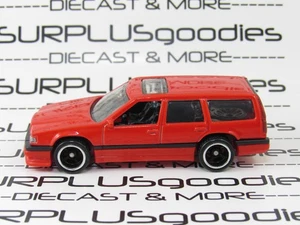 Hot Wheels LOOSE Red VOLVO 850 ESTATE Wagon Custom Wheel Swap w/Real Riders - Picture 1 of 9