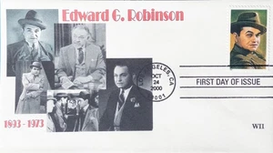 Segunda Guerra Mundial Impresión en Color 3446 Edward G. Robinson Actor Bucarest Rumania Emanuel Goldberd - Imagen 1 de 1