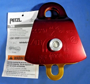 Petzl P65 Prusik Twin Puleggia Rosso/Oro - ** SPEDIZIONE DAGLI USA ** - Foto 1 di 9
