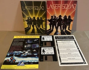 Vtg. 1992 Laser Squad Microleague PC Game 2  Disk 3.5” Floppy W/ Manuals - Picture 1 of 6