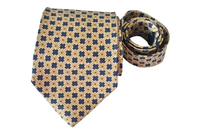 CORBATA HOMBRE VALENTINO BEIGE/GEOMÉTRICA ANCHO: 3.7/8" LARGO: 58" Foto 1 de 3