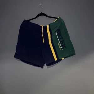 Vintage 90s Eddie Bauer EBTEK Colorblock Swim Trunks - Picture 1 of 7