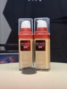 Lot of 2 Revlon Age Defying 3X Foundation Soft Beige – Discontinued Rare - Picture 1 of 1