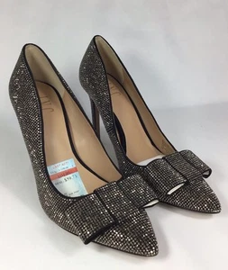 INC Women's Shoes Kalina Bow Pump Pewter Crystal (Size 7) Stiletto - Picture 1 of 13