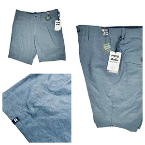 Billabong Hybrid Chino Walk Shorts Men’s Size 30 Surftrek Wick Blue NEW NVY - Picture 1 of 9