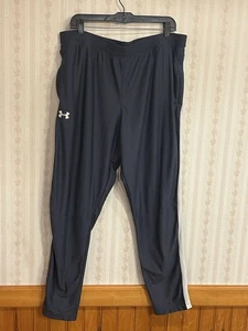 Pantalones deportivos Under Armour para hombre talla 2XL gris con cordón cremallera tobillos - Imagen 1 de 9